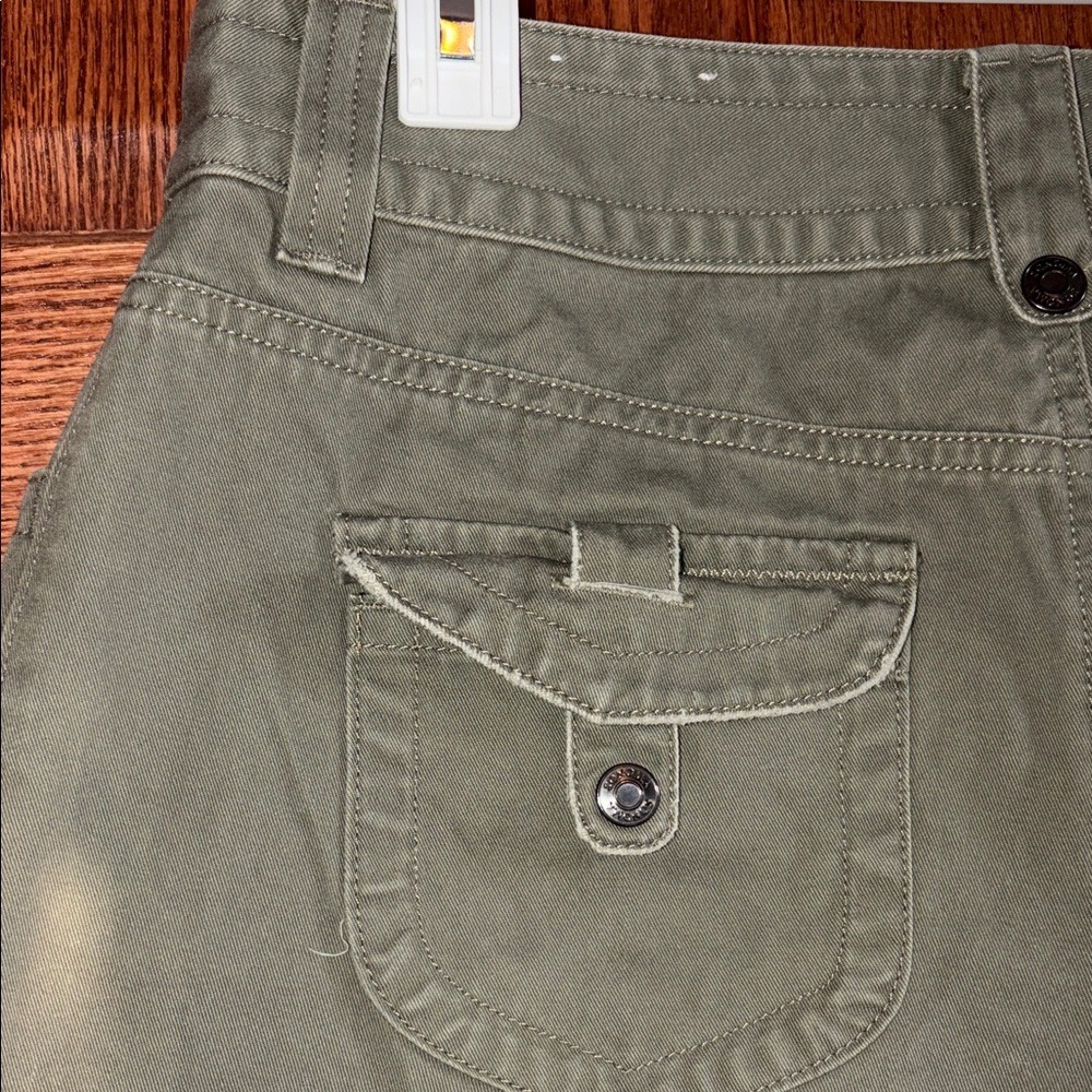 Olive Green Women's Shorts - Picture 12 of 12
